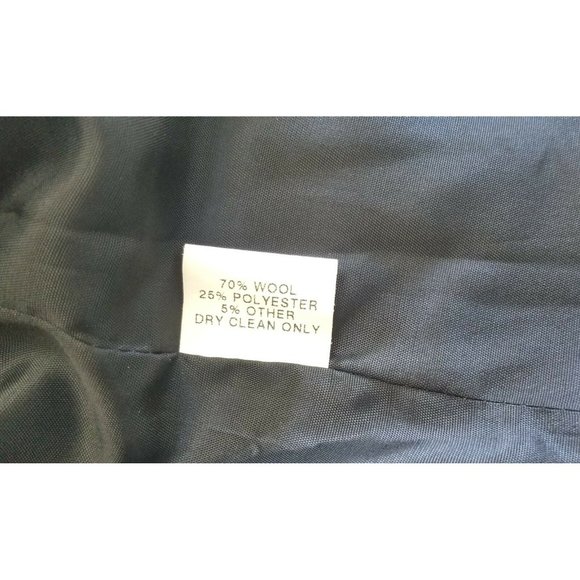 Harris Wallace Jacket Blazer Womens Sz Small Plaid Gray Wool Blend Button Up - Picture 10 of 12